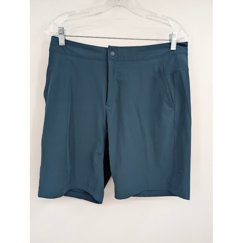 Lululemon Commission Shorts Men's 30 Blue Performance Golf Chino Stretch‎